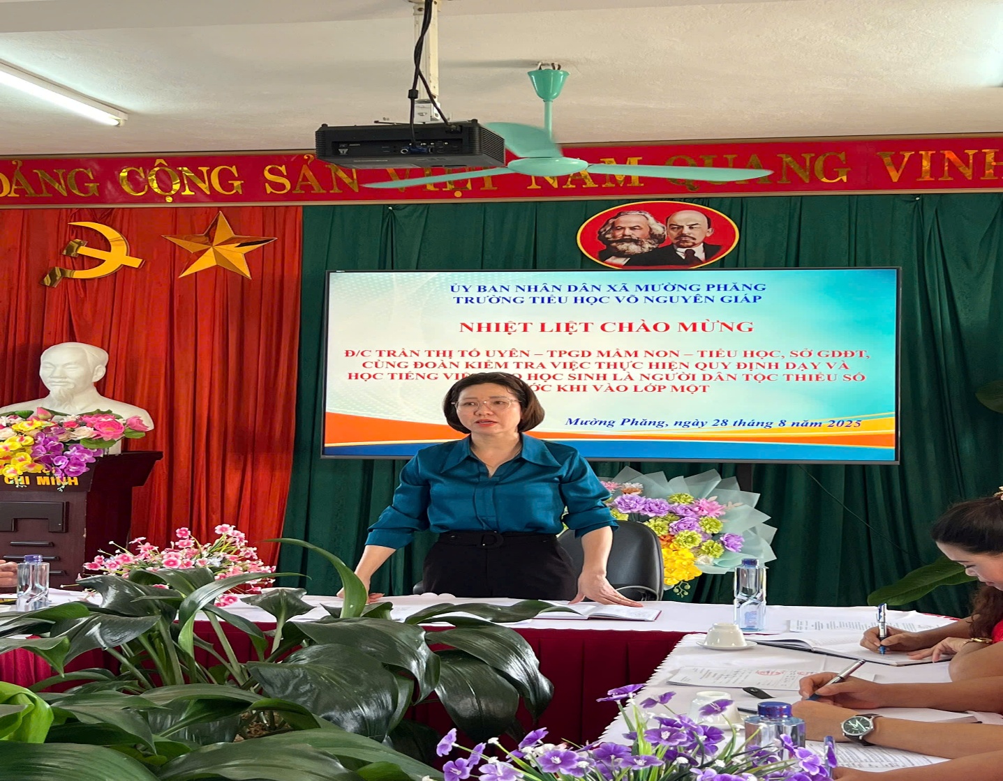 TRƯỜNG TH VÕ NGUYÊN GIÁP ĐÓN ĐOÀN KIỂM TRA CỦA SGD&ĐT TỈNH ĐIỆN BIÊN